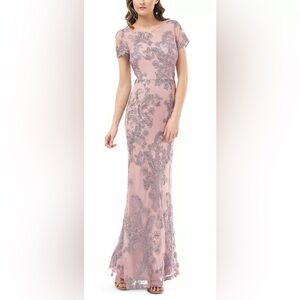 JS Collections Pink Maxi Dress
